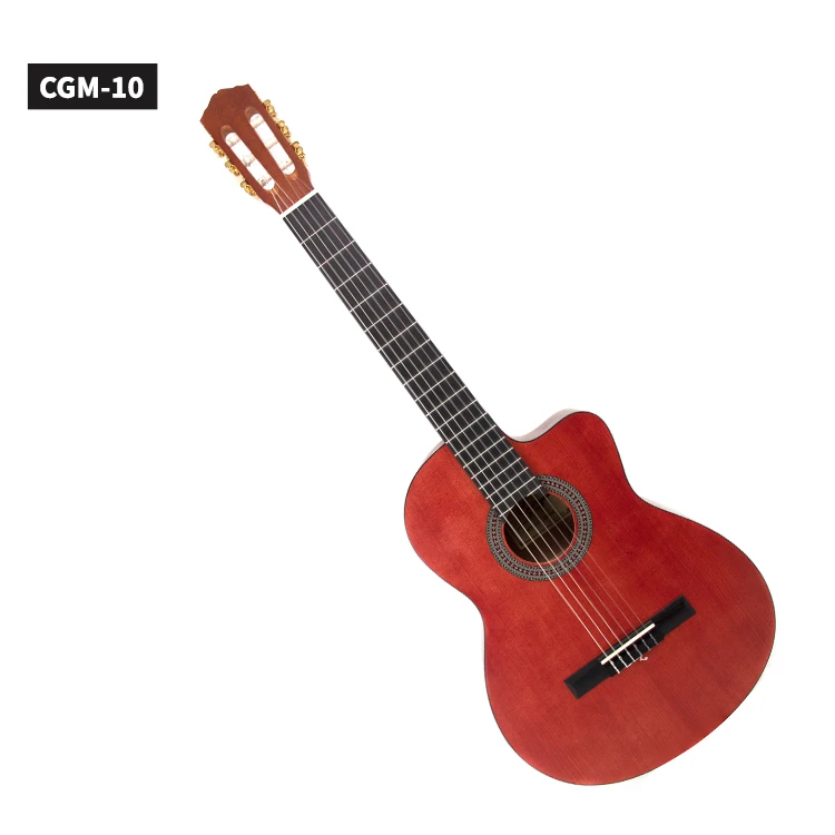 

New arrival 39 inch classical guitars mid range classical guitar with cedar sapele 4/4 classical guitars satin finish, Optional