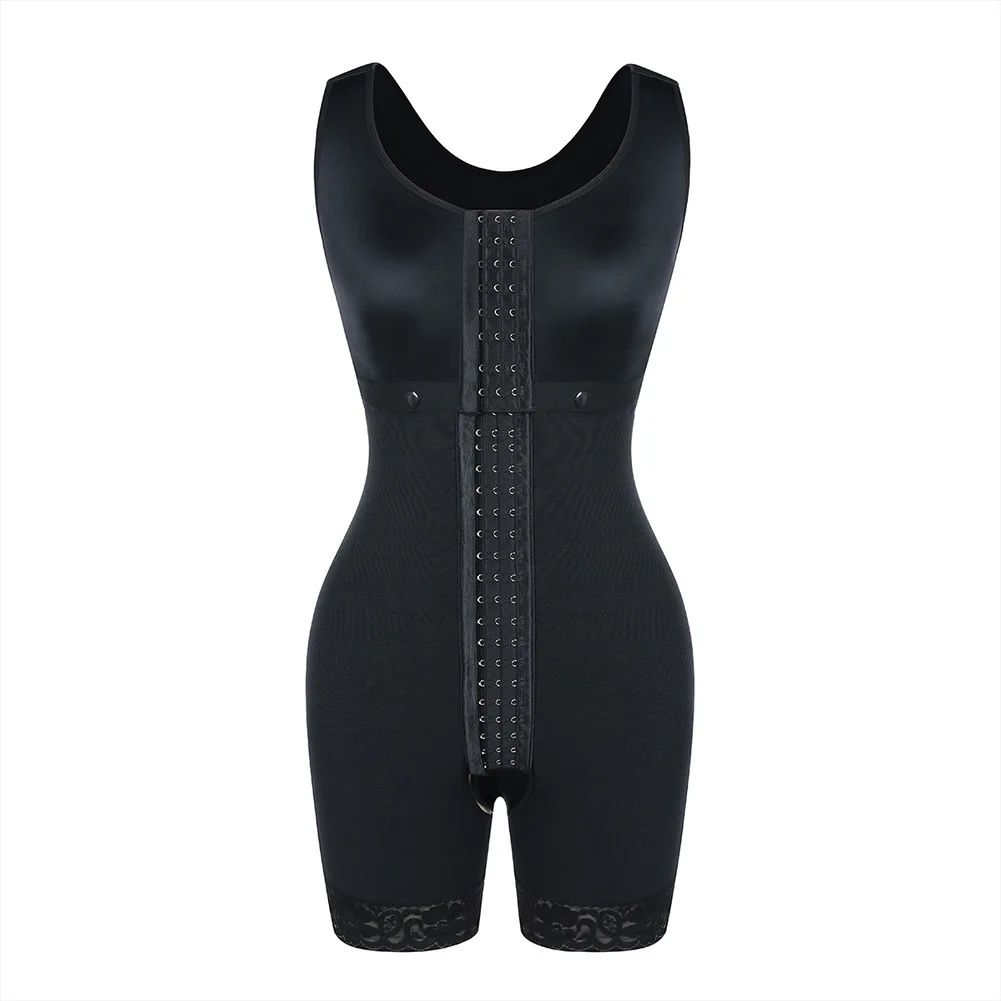 

New Style Postpartum lactation fajas body shapewear correctora postura de mujer pantalones faja, Black