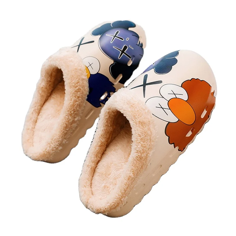 

Designers Shoes Custom Fur Slides Women's Slippers Fashion Fur Yeezy Plush Slippers Yeezy Slippers Sandals, Solid color
