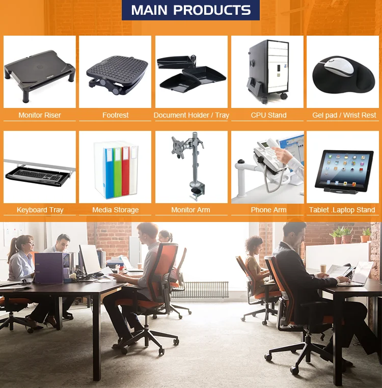 Expands 150 to 255 mm computer accessories Plastic Cpu Stand