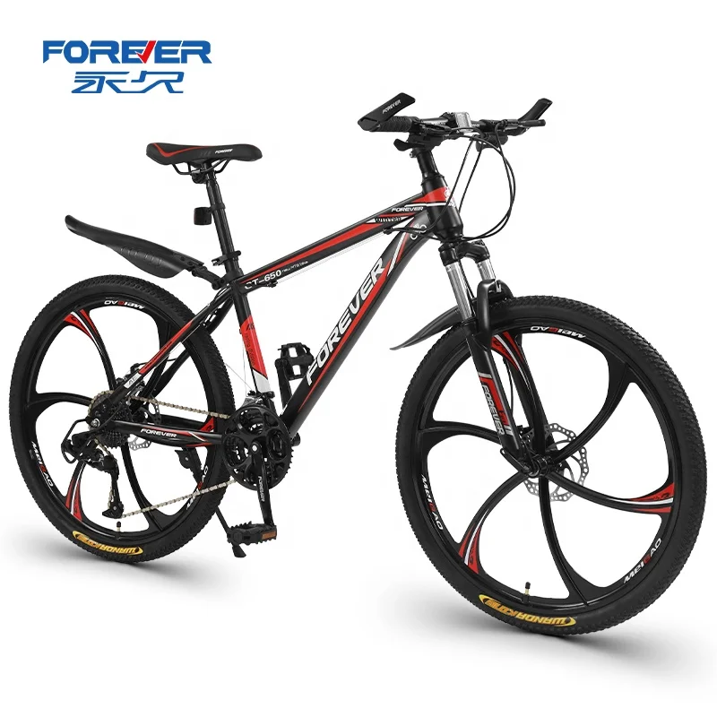 

FOREVER factory Selling bicycle 24/26 inch Magnesium alloy wheel 27 speed Shock absorbing Mountain Bike for Men