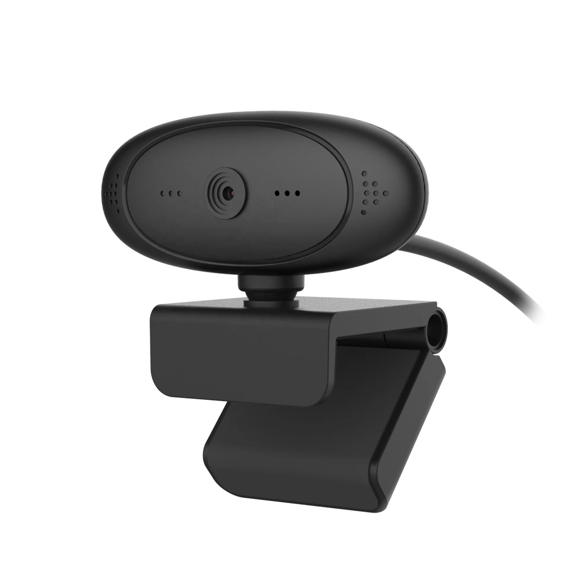 

Webcam 360 Degree Live Webcam with USB Interface for Teaching Meeting Computer, Black