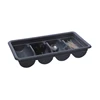 4 Compartment Polyethylene Cutlery Box Knife And Fork Box Cutlery Tray Divider Flatware