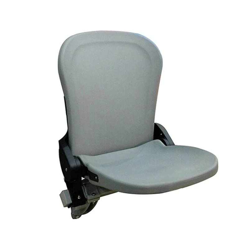 

BLM-4708 factory price metal stadium seat bleacher plastic seating retractable tribune light weight fold stadium seat