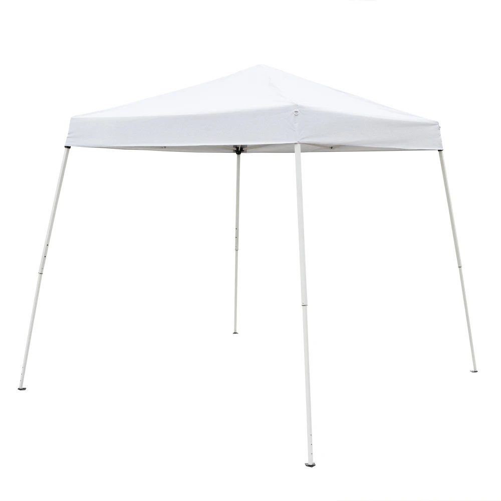 

Folding Tent 10' x 10' Portable Pop up Wedding Party or Home Use Waterproof Folding Tent with Carry Bag(White)