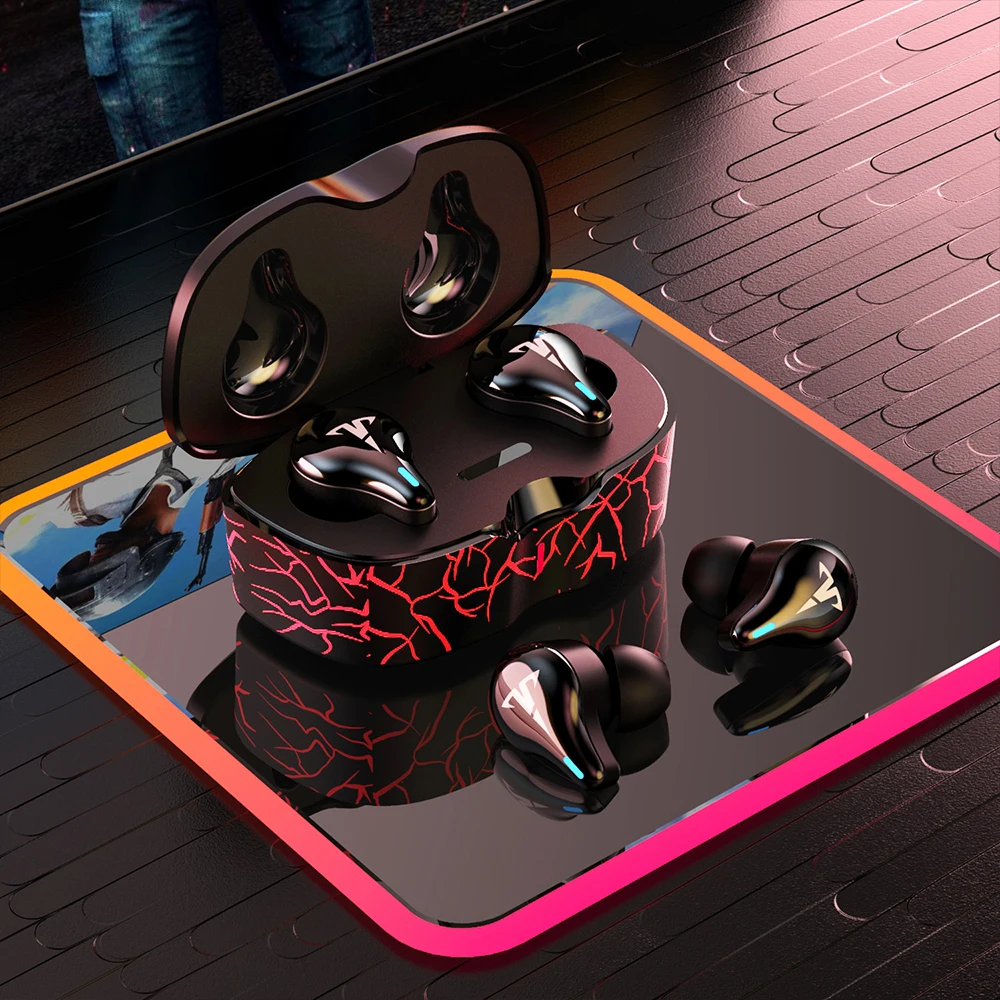 

Wireless Gaming Headset 5.0 Delay-free Stereo Surround Sound Earphone, Red