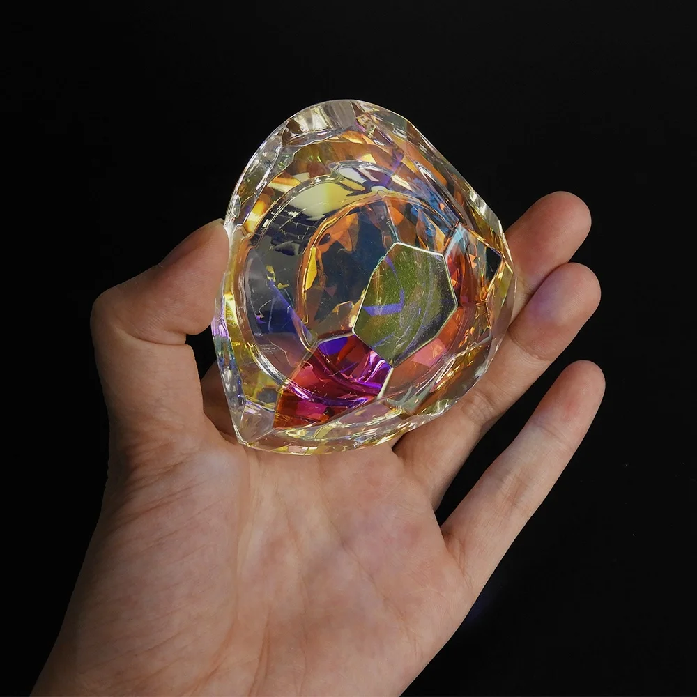 

Nail Dappen dish for Manicure Container, Diamond Heart-Shaped new arrival, Yellow