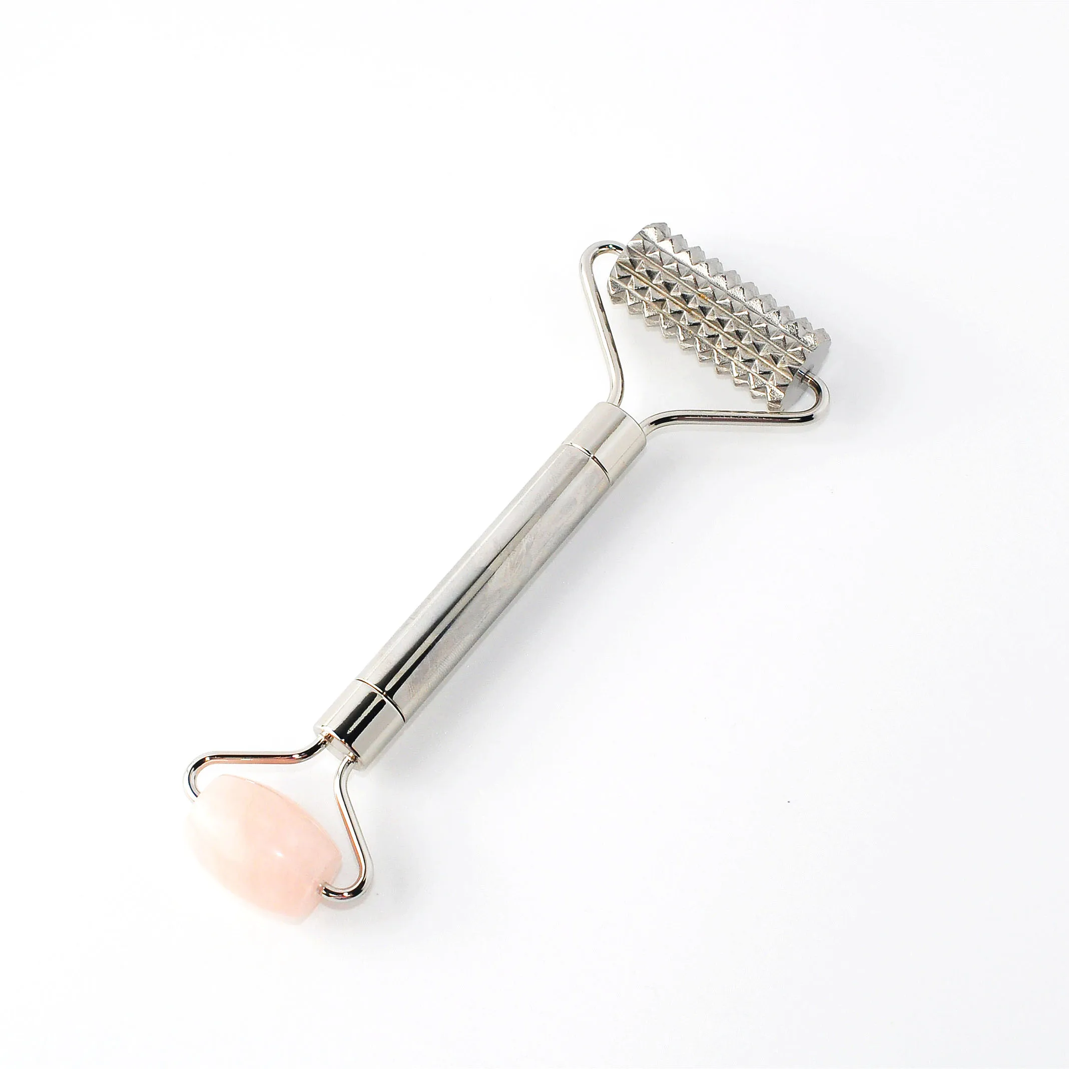 

Hot Sales Face Massager Reduce Wrinkles Puffiness Double Head Stainless Steel Massage Tools Facial Roller