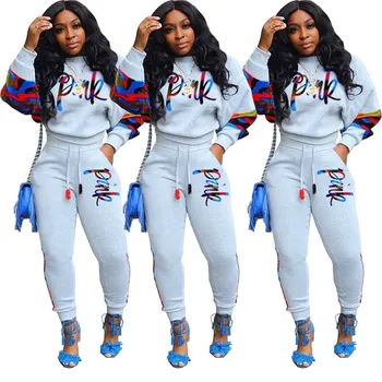 Women Track Suit Plus Size Tops And Pants Hooded Suit Fashion Jogging ...