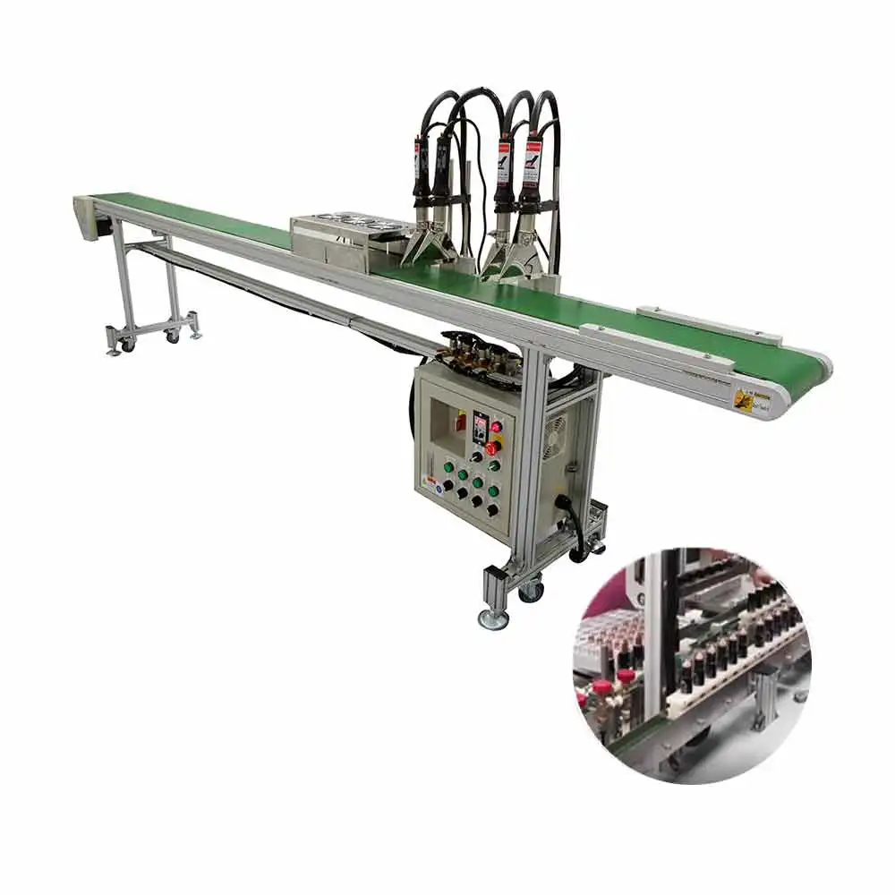 
pvc conveyor belt belt conveyor roller cosmetic product low price 