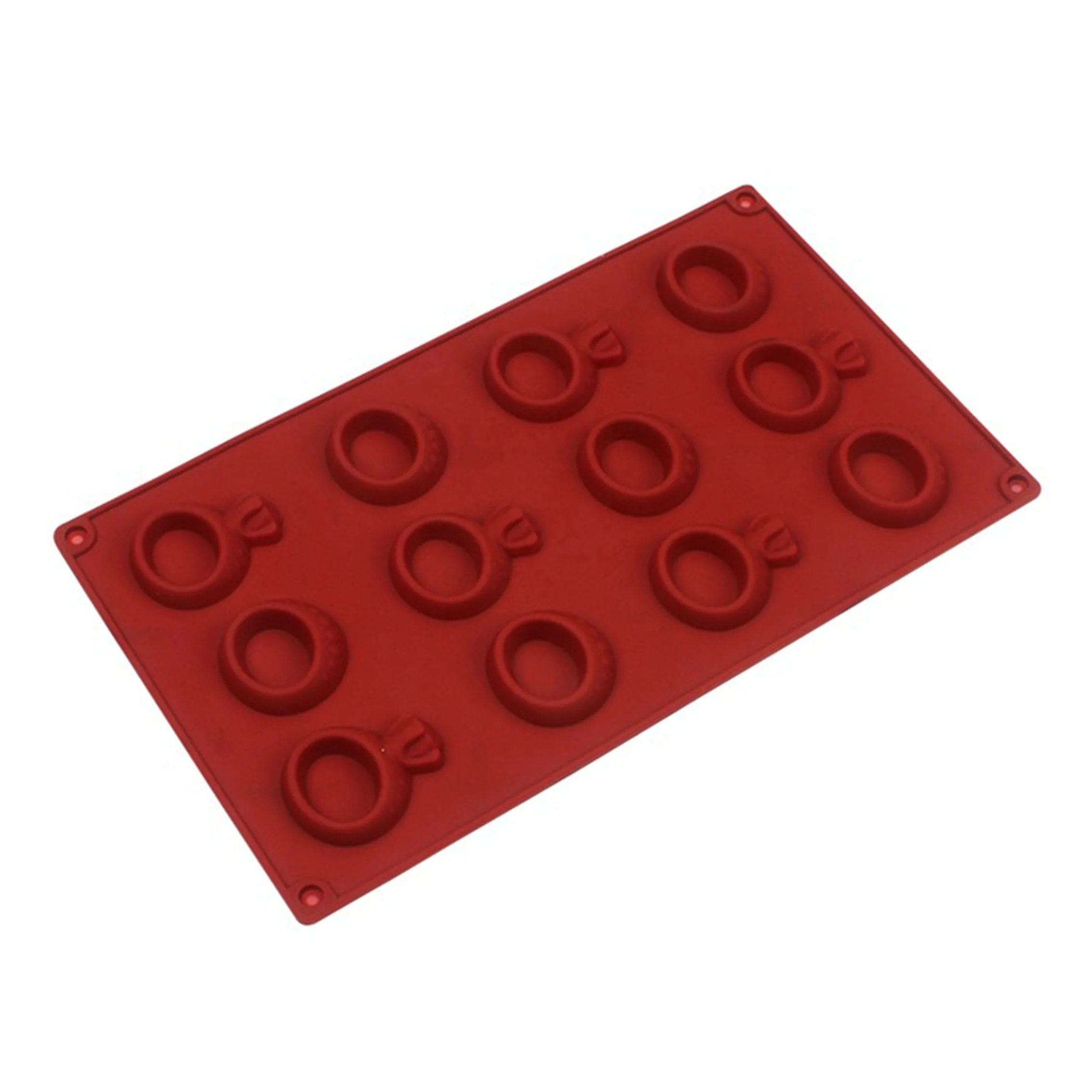 

Amazon Hot Sale Diamond Wedding Ring Silicone Chocolate Mold Cake Tools