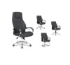 PERA OFFICE MANAGER, VISITOR, CHIEF AND MEETING CHAIR WITH CHROME ARM CHROME BASE