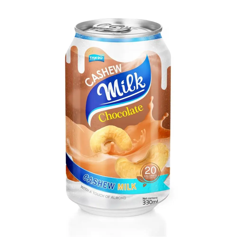 
Aluminum can flavored almond milk private label 