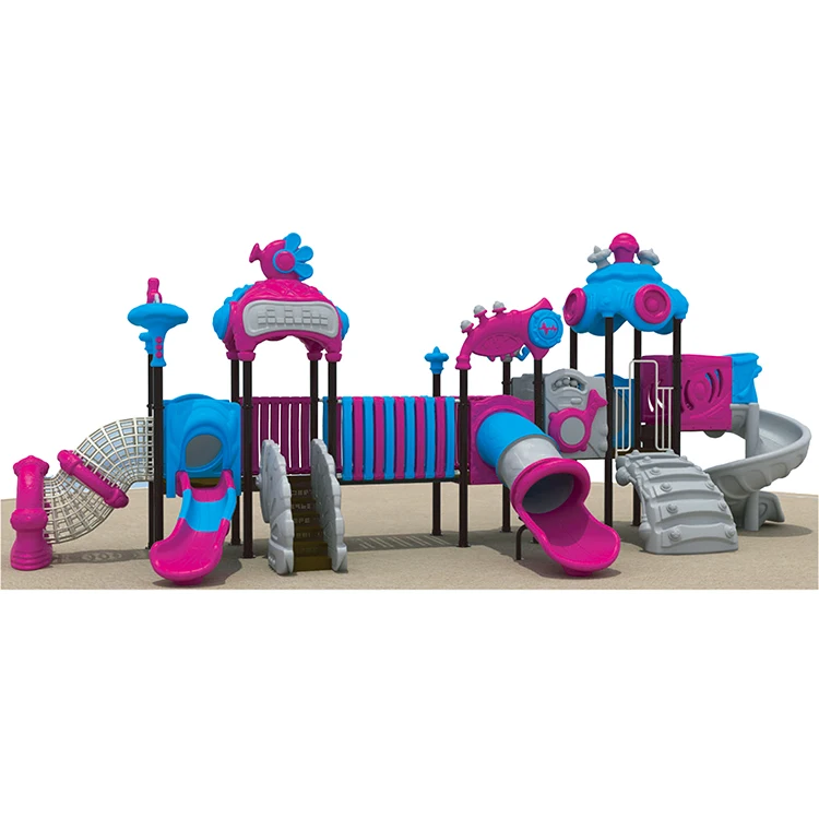 

2021 cool kids playground for preschool multiple plastic slide on sale stairs games play park JMQ-1895A, As your need