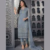 Festival Wear New Designer Heavy Embroidery Work Net Straight Salwar Suits Collection