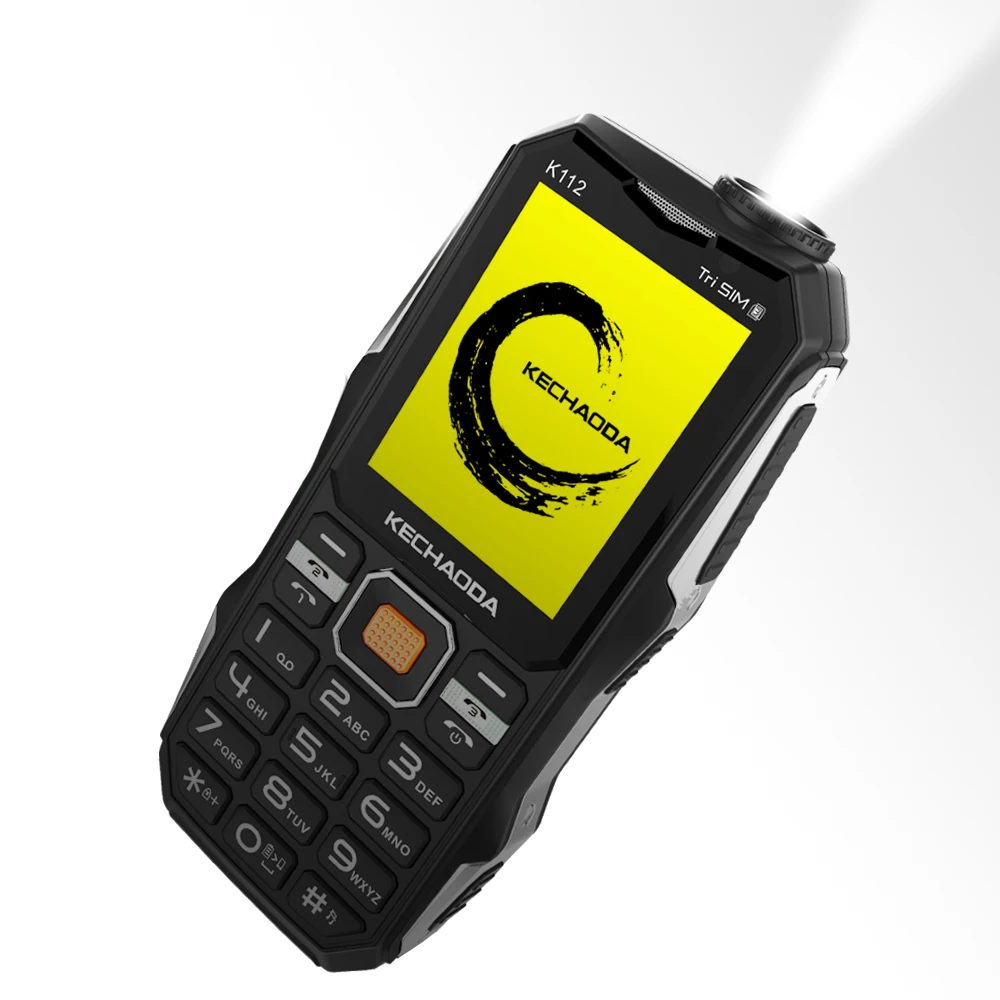 

Cheap OEM big battery three SIM card shockproof rugged phone