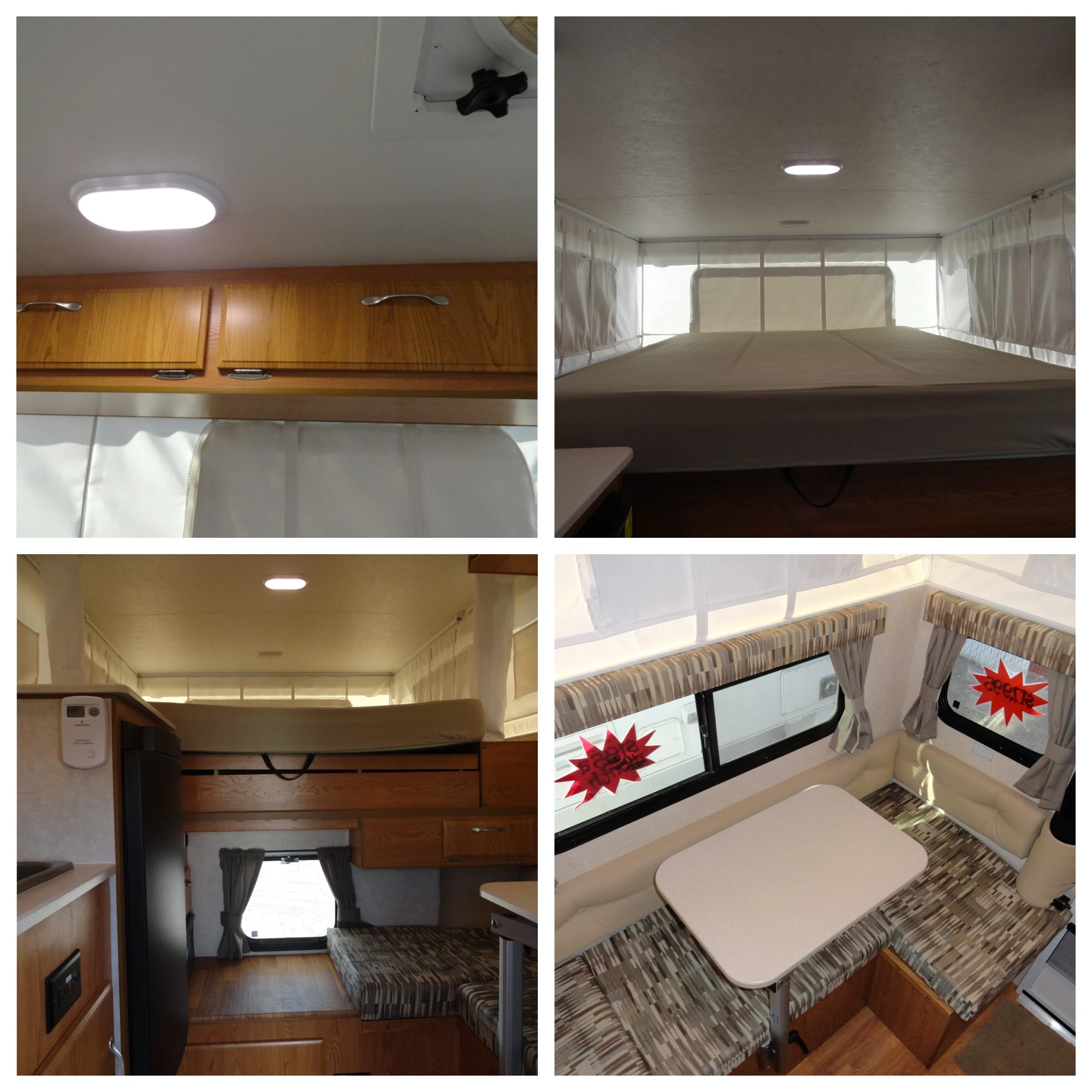 2020 Lightweight Short Bed Travel Trailer Top Roof Tent Aluminum Pop Up