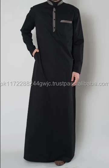 Best Selling Islamic Clothing Men Thobe Muslim Arabic Thobe Wholesale Jubba For Men Islamic Men 