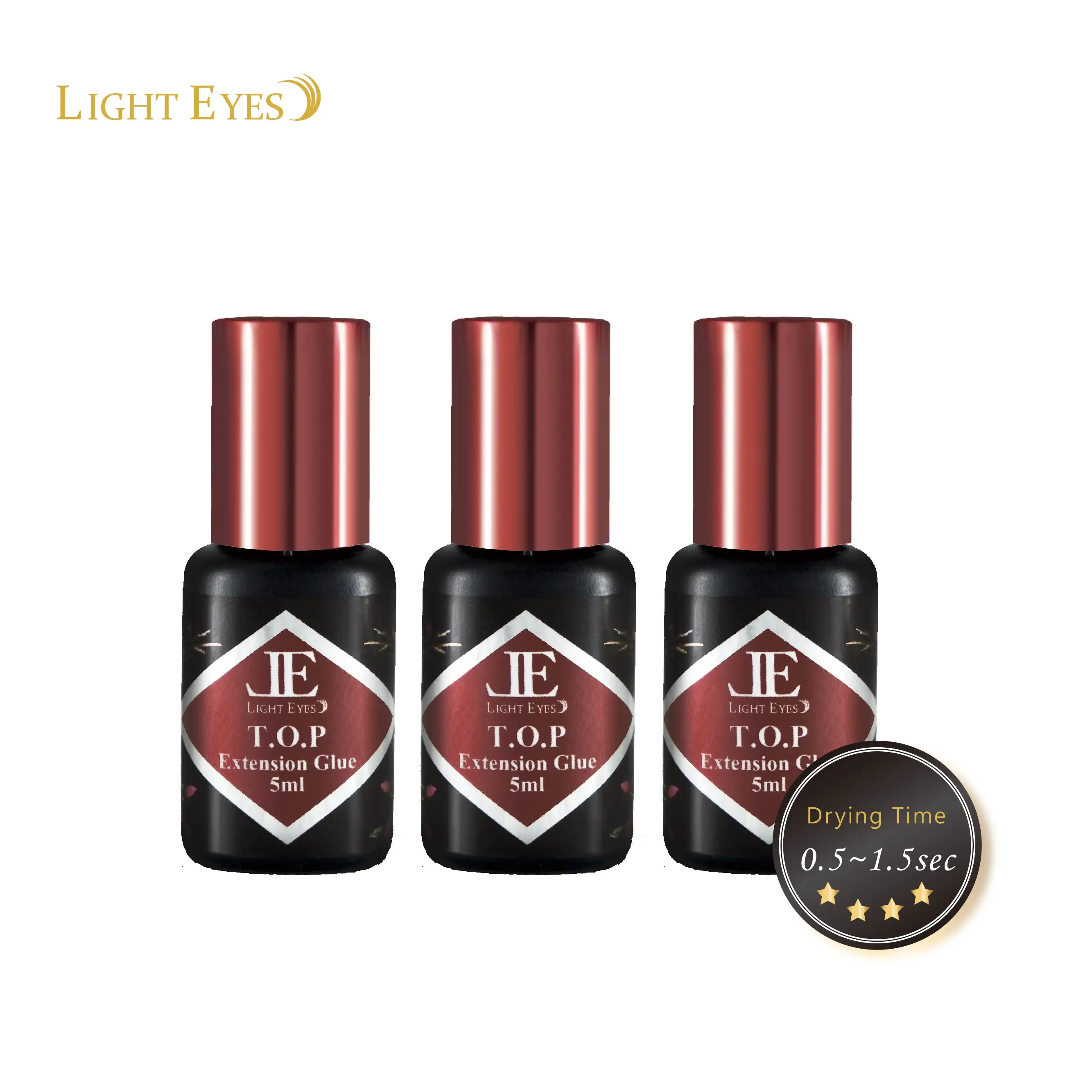 

LIGHTEYES Fast Dry Long Lasting Oil Free Eyelash Extensions Glue