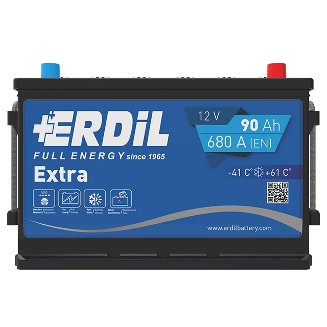 
12 V 90 Ah Heavy Duty Flat Battery 