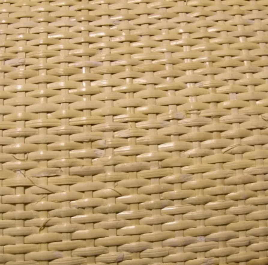 3x3 Mm Half Round Closed Rattan Core bing Natural Rattan Rolls