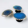 Customized blue agate Pop Sockets