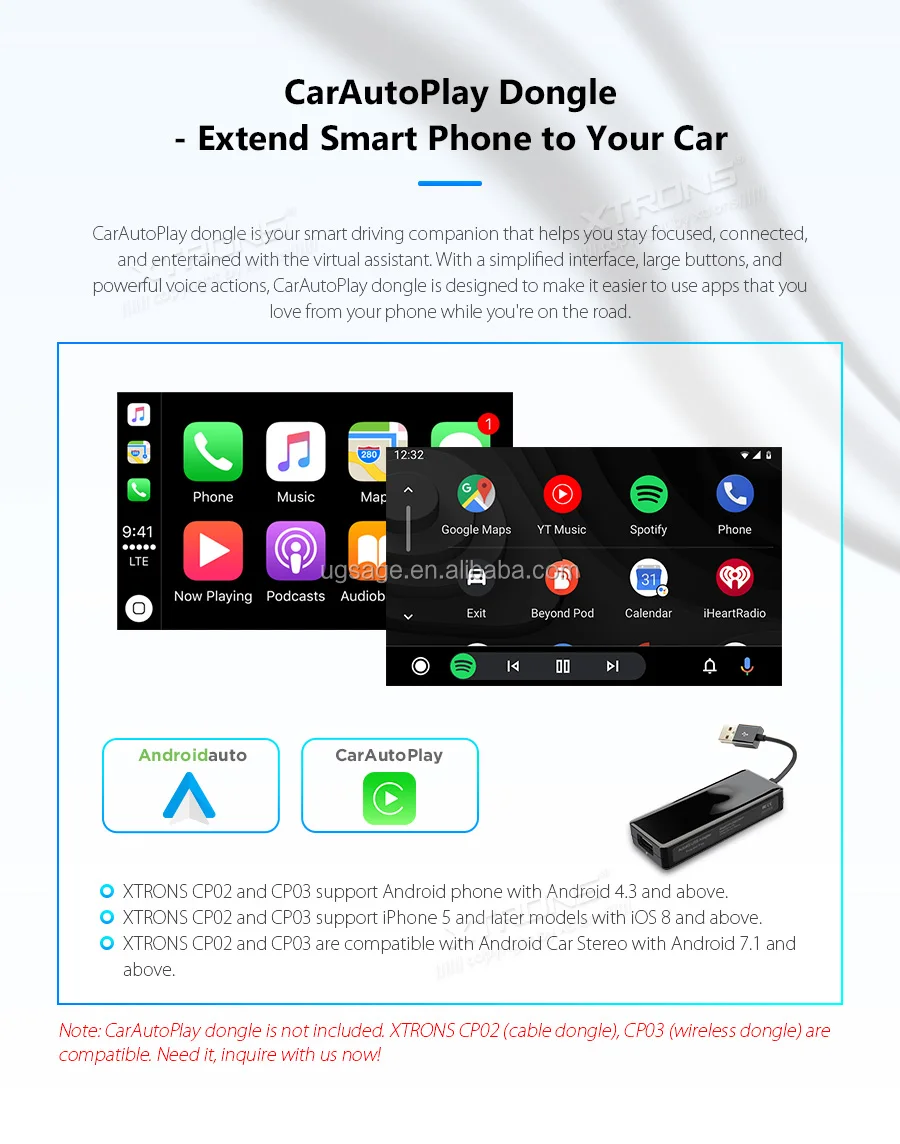 Xtrons 7inch Android 10.0 Car Multimedia System For Toyota Fortuner