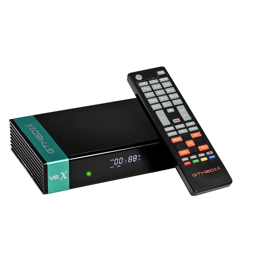 

GTMEDIA V8X DVB S2 S2X Digital Satellite TV Receiver With CA Smart Card Slot With CA Card Slot IP TV Customize stalkers