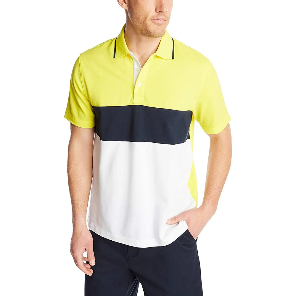 

China factory wholesale price man short sleeve polo shirt customized logo 100% cotton polo shirt