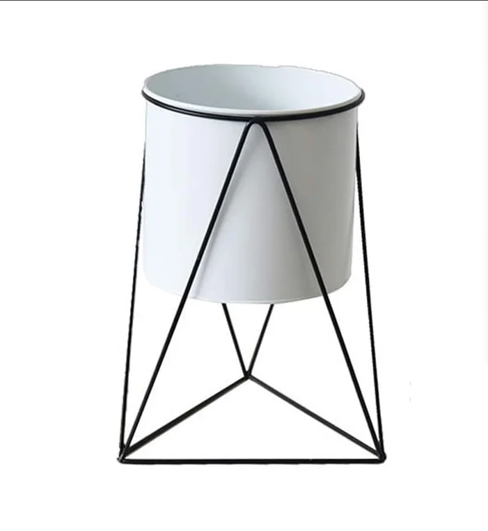 

Flower Pot Plant Display Stand Nordic Style Yard Garden Home Iron Plant Holder, Metal Wire Metal Flower Pot Plant Display Holder, Customized color