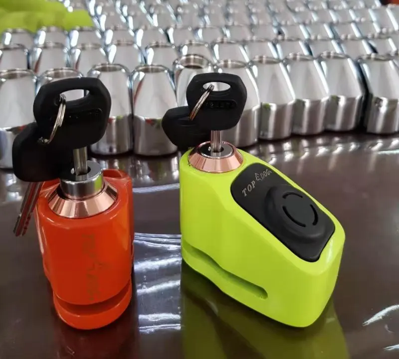 
Alloy steel 120 db alarm brake disc lock for motorbike disc lock OEM 