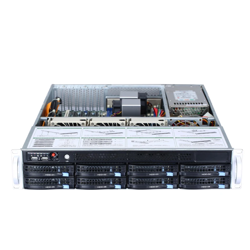 

2U standard rack mount nas server with dual E5-2620V2 cpu for data storage use
