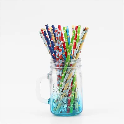 

Biodegradable Individually Wrapped Paper Straws Disposable Sugarcane Paper Straws