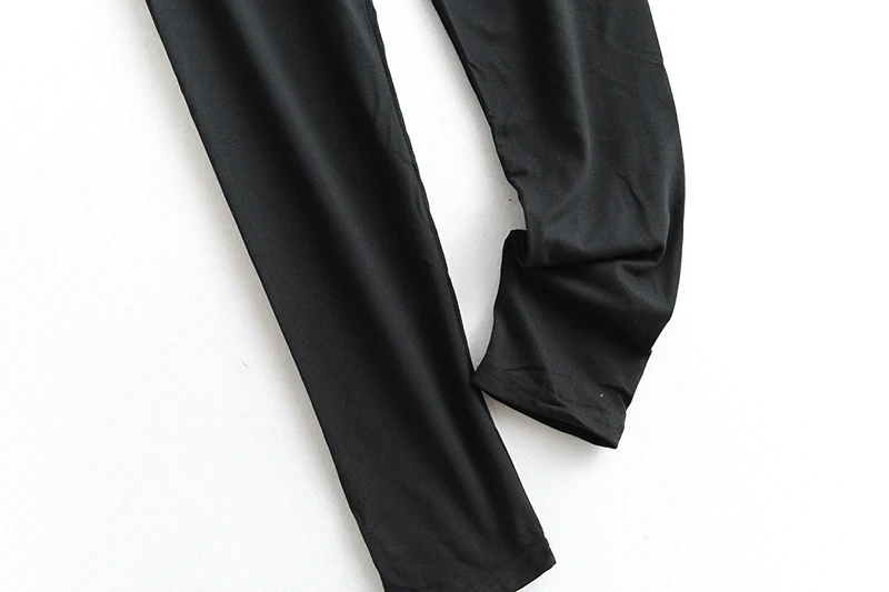 
ladies stocks lots 92 polyester 8 Elastane Black Women Leggings garments stock lots 