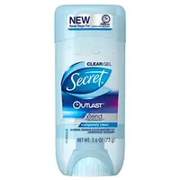 

Secret Outlast completely Clean Clear Gel Antiperspirant and Deodorant Case Pack of 4