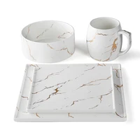 

Productos Mas Vendidos En China Cheap Marble Price, Gold Tea Set Modern, Marble Dish Set<