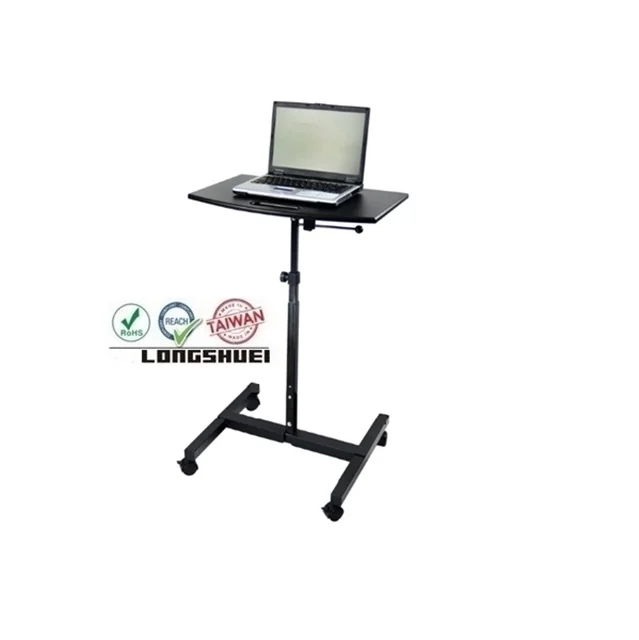 Bedrijf korting terugvallen Sit Stand Mobile Pc Rolling Trolley For Laptop Computer Workstation For  Notebooks In Home Office Hospital Carts And Roll Stands - Buy Height  Adjustable Metal Overbed Dining Working Computer Station For Projector