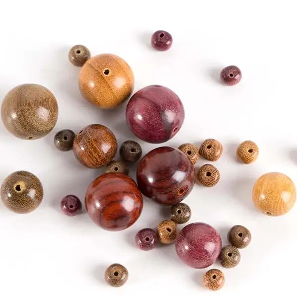 

Necklace Jewelry Making Natural Center Through Drill Hole Round Wooden Beads
