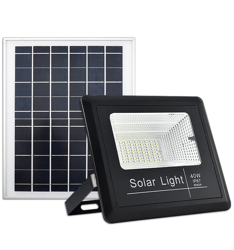 15years experience 100w reflector sensor movimiento panel for on grid home system manufacture cheap led flood light solar