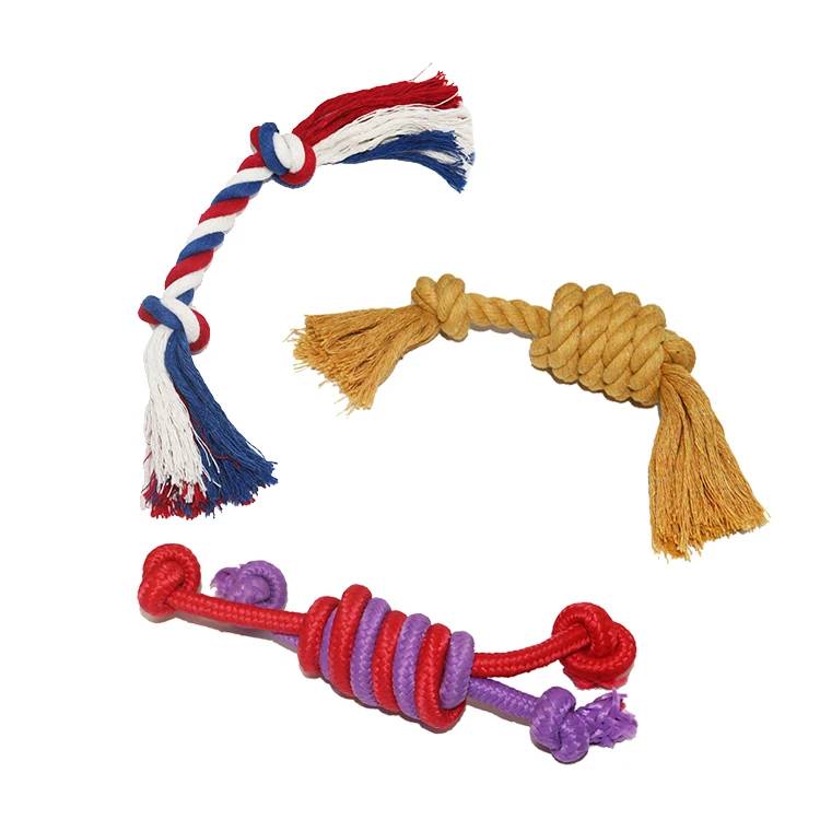 

Hot sale promotion price dog cotton rope toy