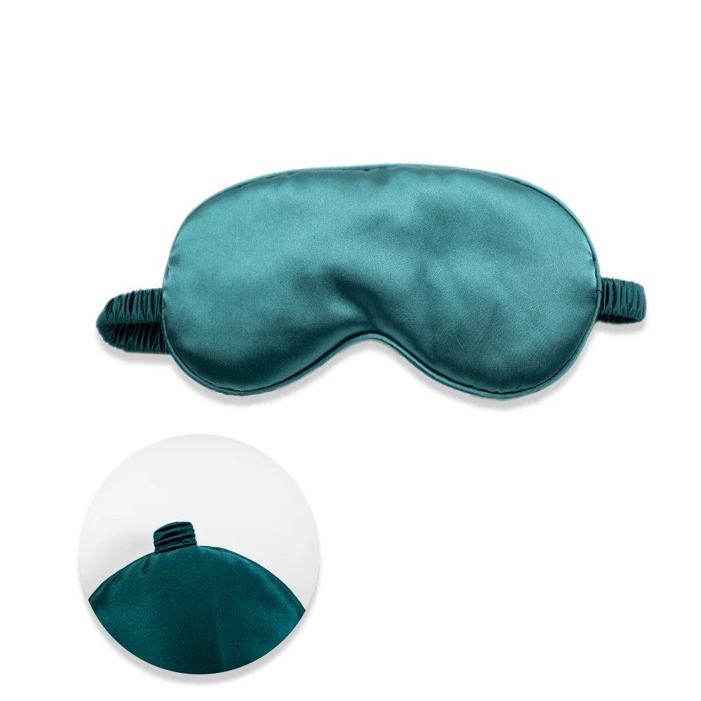 
High Quality OEM/ODM Mulberry Stain Silk Silk-like polyesterBlindfold Travel Sleep Eye Mask for Sleeping In Stock Available 