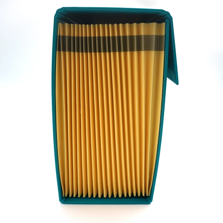 
Office supplies 19 pockets hard board expandable accordion a4 paper file folder 
