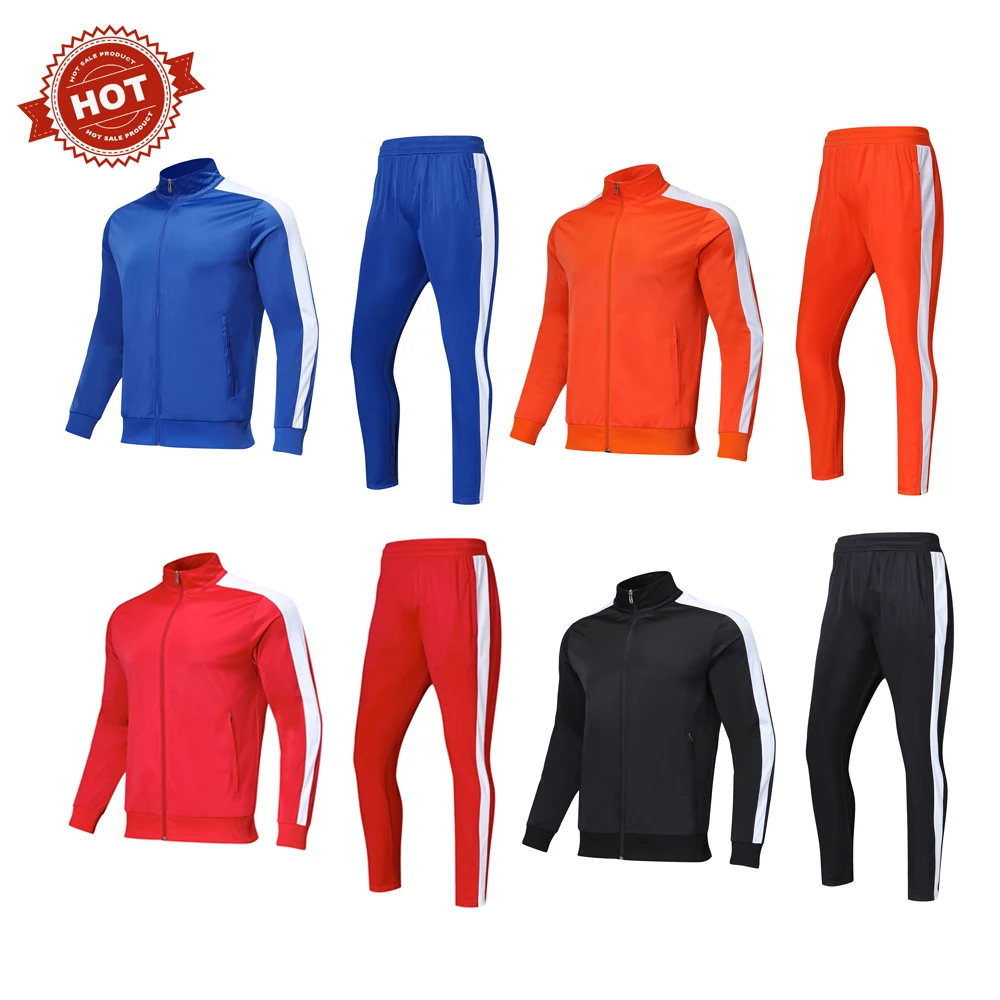 
Latest Design Wholesale Custom Sports Team Sweatsuit Set Women Tracksuits For Men kids joggers mens Cheap sportswear 