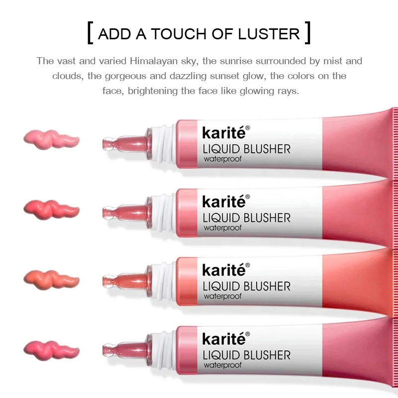 

Makeup Blush Natural Sweet Blush Lip And Cheek Tint Blusher Long Lasting Moisturizing Liquid Blush