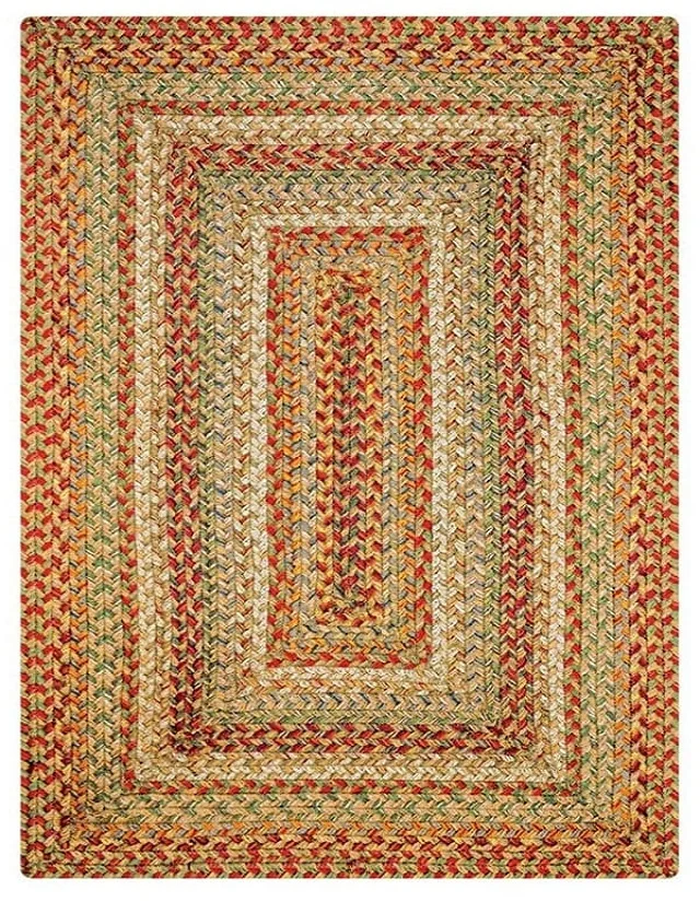 Beautiful Rectangular Braided Rugs For Home Decoration Indoor Design