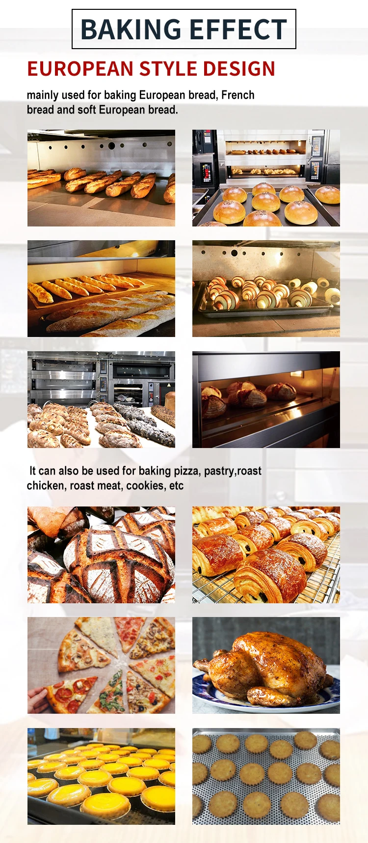 hard bread oven baking machine