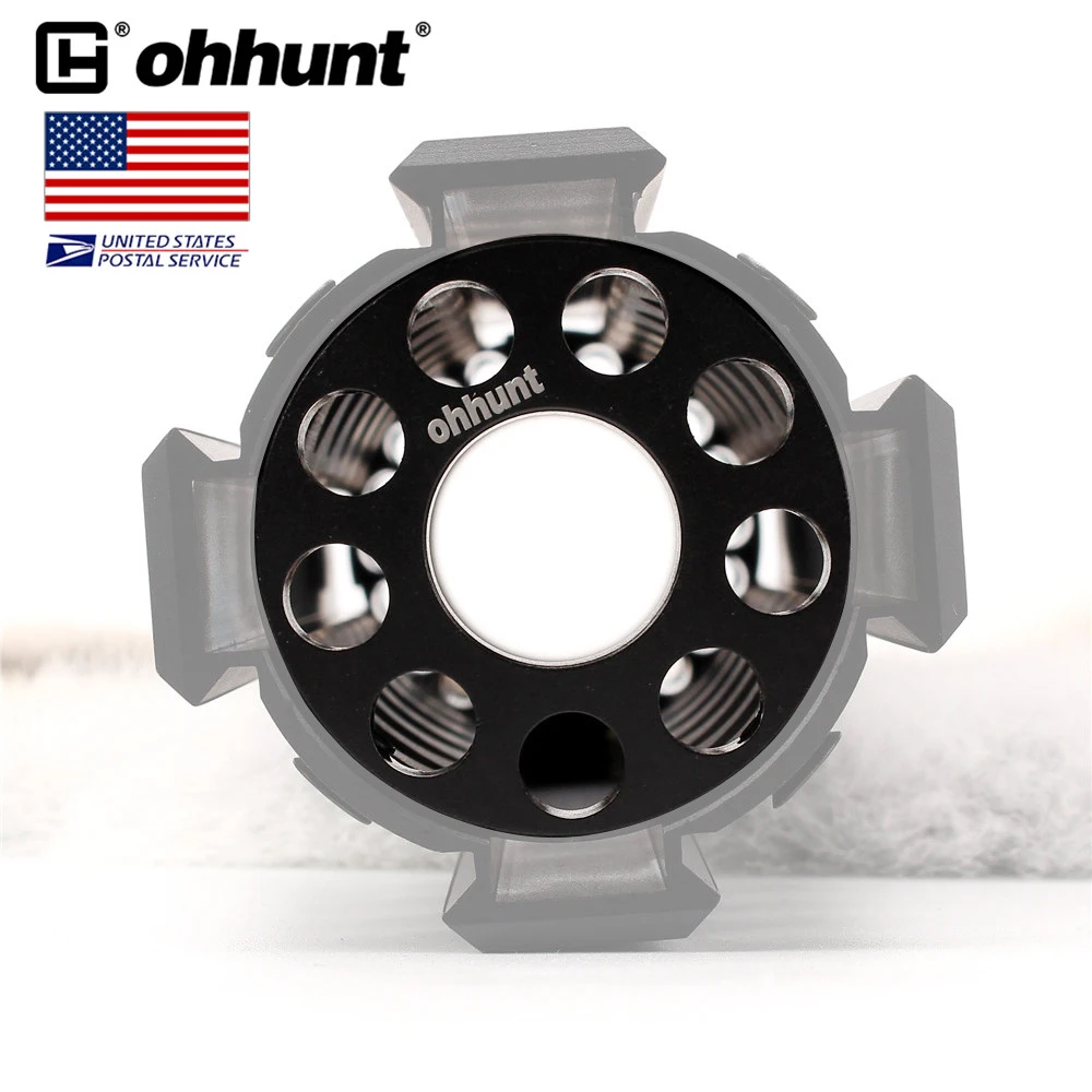 

SHIP FROM USA ohhunt Front End cover Handguard rail cover for hunting .223/5.56 0.75 Inch Barrel, Black