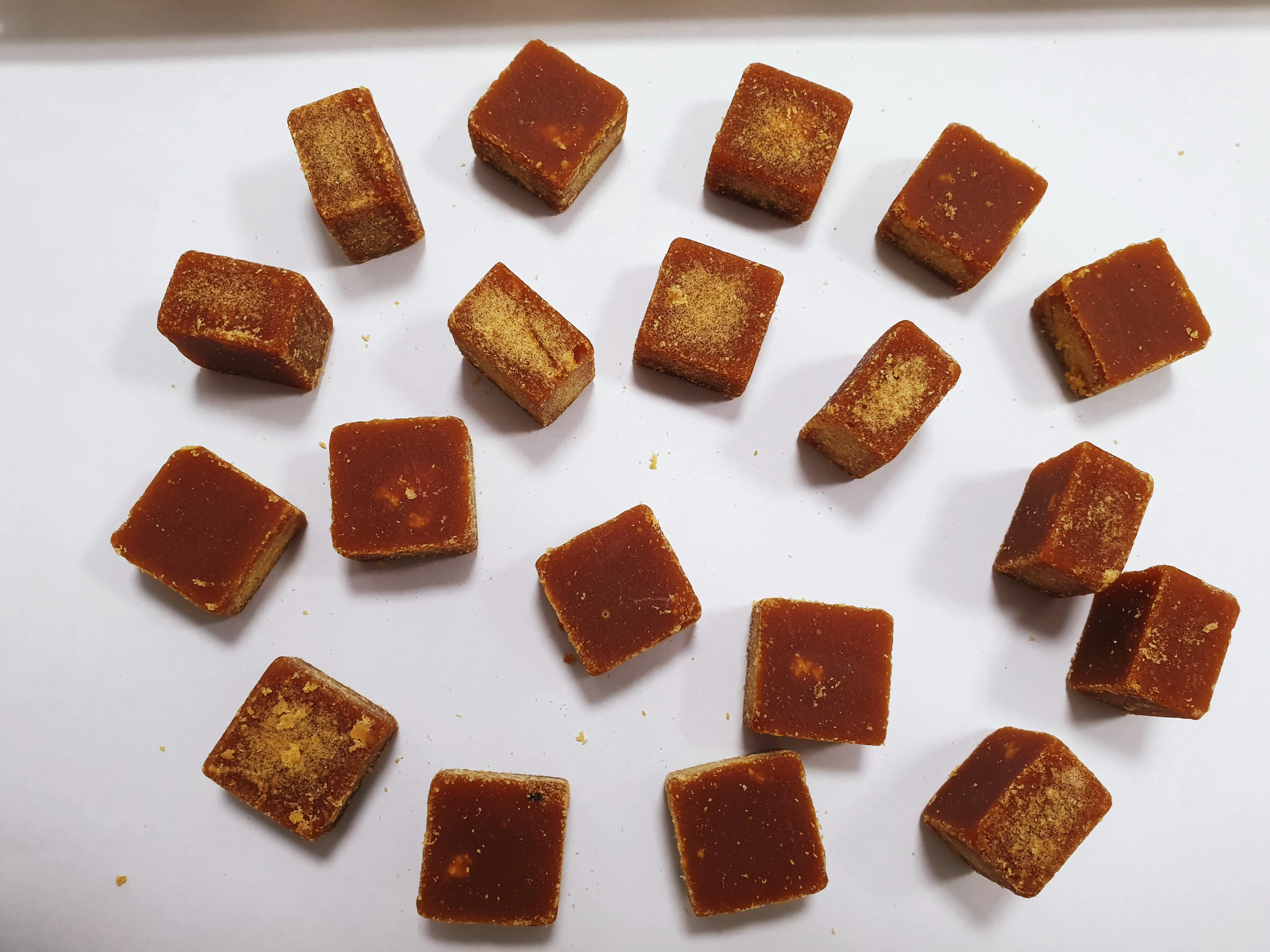 优质椰子焦糖红糖立方体