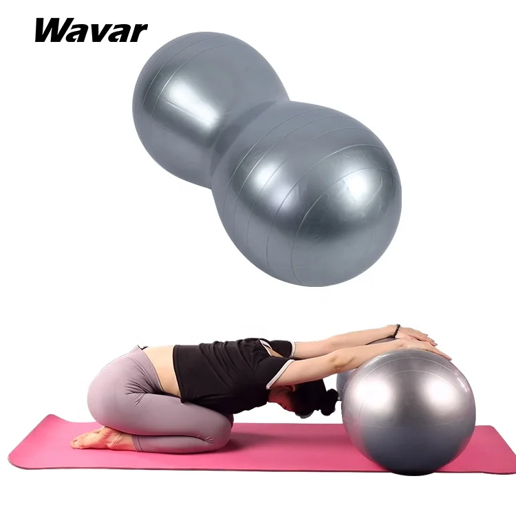 

PVC yoga massage ball high density ball with multiple colours, Silver