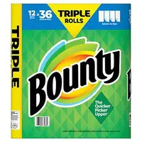 

Bounty Paper Towels Triple Rolls Case Pack 12 Mega Rolls
